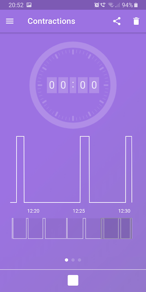 Contraction Timer PRO Screenshot 1