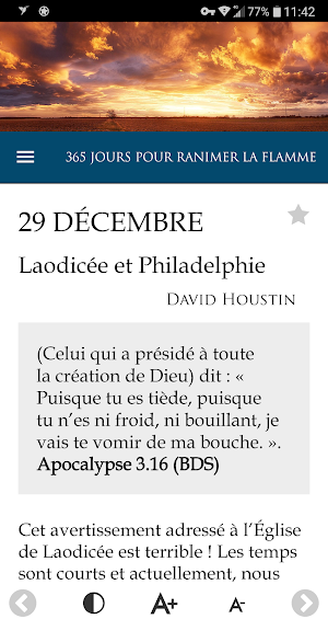 365 jours pour ranimer la flamme Screenshot 1