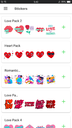 Love Stickers - WASticker Screenshot 2