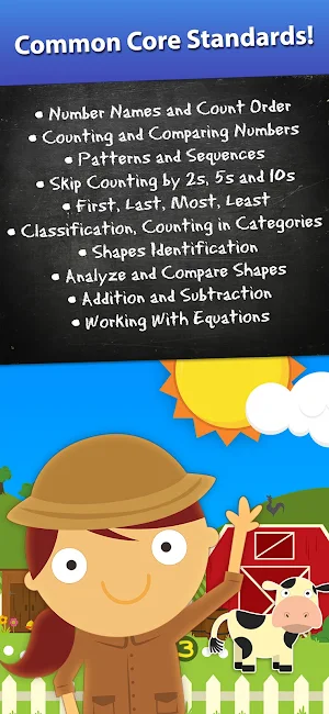 Animal Math Games for Kids in Pre-K & Kindergarten Screenshot 1