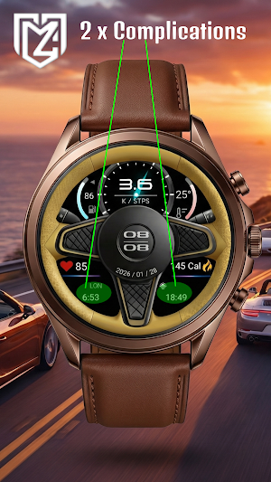 Car Dashboard Watch Face TMZ Screenshot 1