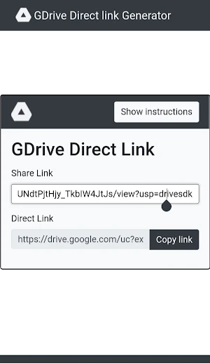 Direct Download Link Generator - Get a direct link Screenshot 2