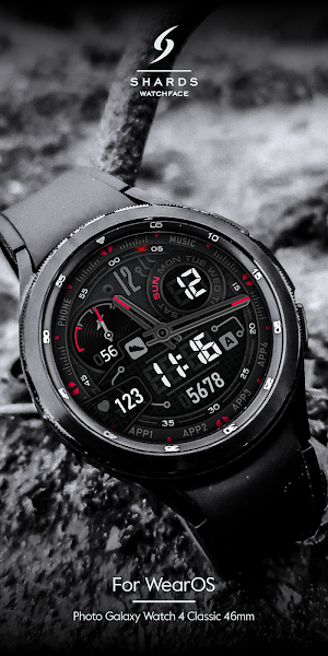 SH005 Watch Face, WearOS watch Screenshot 2