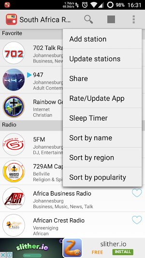 South Africa Radio Screenshot 3