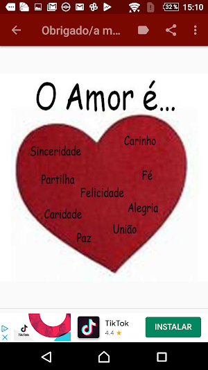 MUITO OBRIGADA/O AMOR Screenshot 2