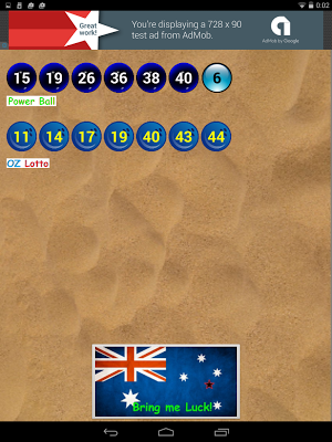 Numbers for OZLotto PowerBall Screenshot 3