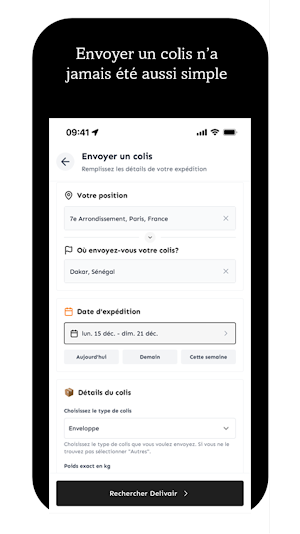 Delivair Screenshot 1
