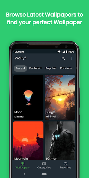 Wallyfi - Awesome Wallpapers Everyday Screenshot 1
