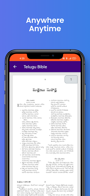 Telugu Bible Offline Screenshot 3