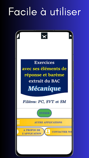 Physique 2BAC Mécanique Screenshot 0