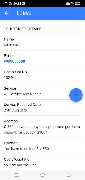 Repair Services India Partner App Screenshot 3