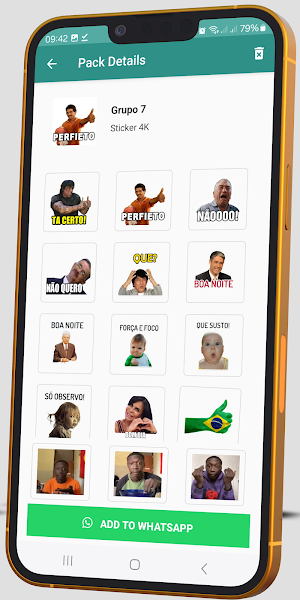 Animated Meme Stickers WAStick Screenshot 1