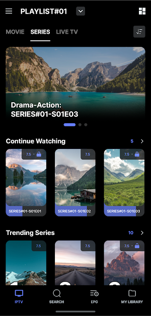 IPTV Player - DIIXTREAM Screenshot 0