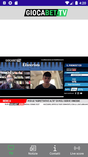 GiocabetTV Screenshot 2