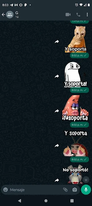 Soporta Stickers Screenshot 3