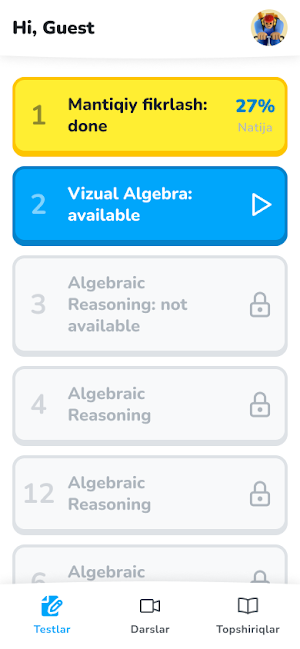 FikrLab - mantiqiy fikrlash Screenshot 0