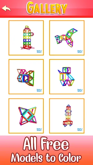Magformers: Magnetic Balls Buildings/Vehicles Screenshot 1