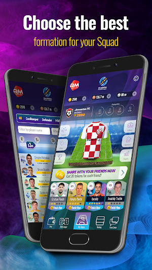 Real Manager Fantasy Soccer at another level Screenshot 2