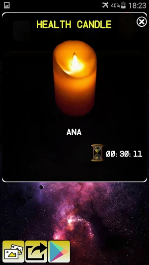 Candles and flowers Screenshot 3