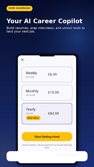 HireMate AI Resume & Interview Screenshot 0
