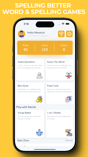 Spelling Better Bee Prep App Screenshot 0