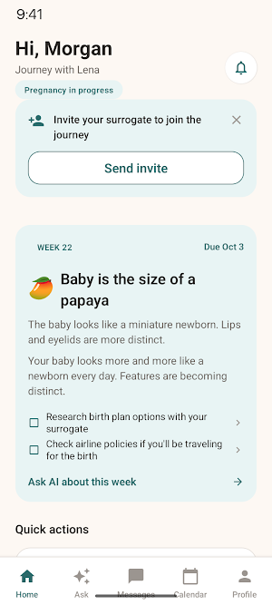Gest: Surrogacy Companion Screenshot 1
