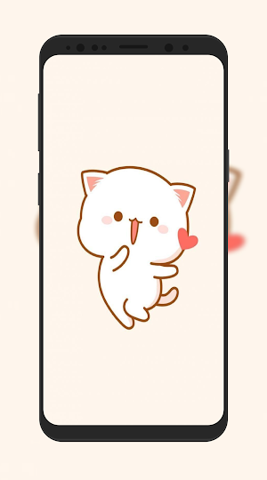 Cute Cat Cartoon Wallpaper Screenshot 2