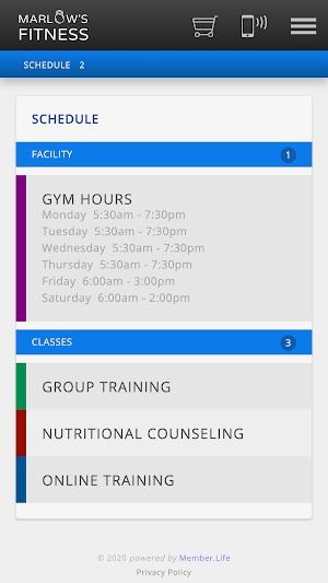 Marlow's Fitness Screenshot 0