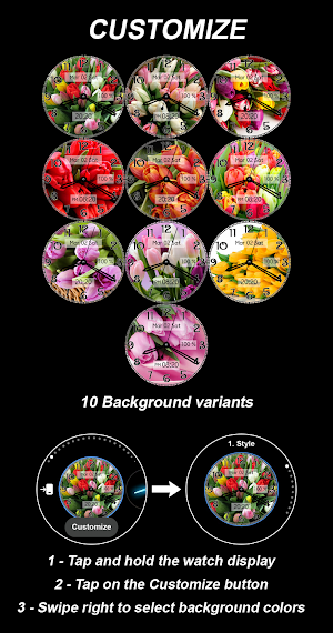 EY35 Analog 8 March Watchface Screenshot 3