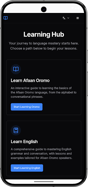 Oromo to English Translator Screenshot 3