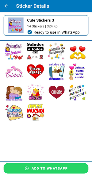 Stickers de Amor WASticker Screenshot 2