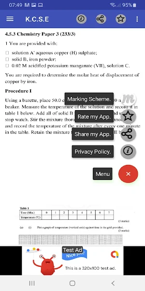 Kcse chemistry: past papers Screenshot 3