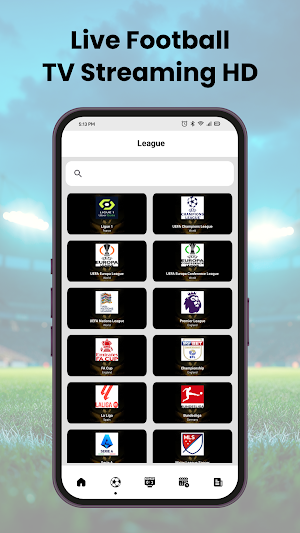 Live Football TV STREAMING HD Screenshot 1