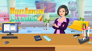 Messy Airplane Cleaning: Washing Dirty Plane Screenshot 3