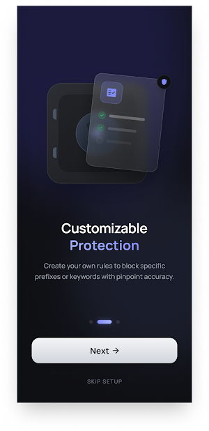 Silence: Spam & Prefix Blocker Screenshot 0