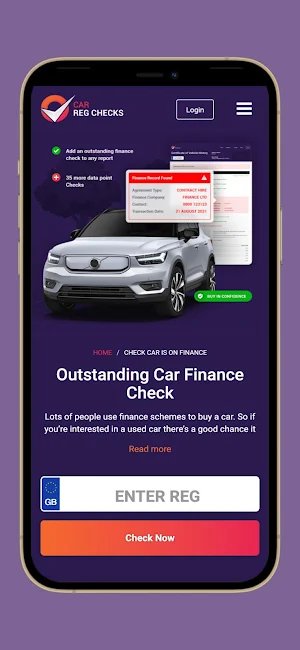 Car Reg Checks Screenshot 0