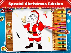 New Christmas Colouring Book Free Games 2021 Screenshot 0
