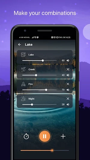 Relaxation sounds for sleep: s Screenshot 3
