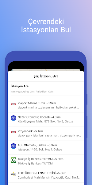 Elektrikli Şarj İstasyonları Screenshot 2