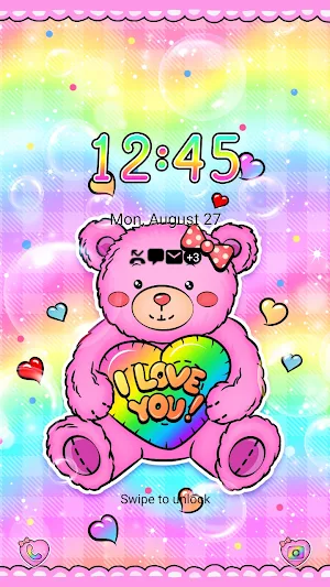 Love You Bear - Wallpaper Screenshot 1