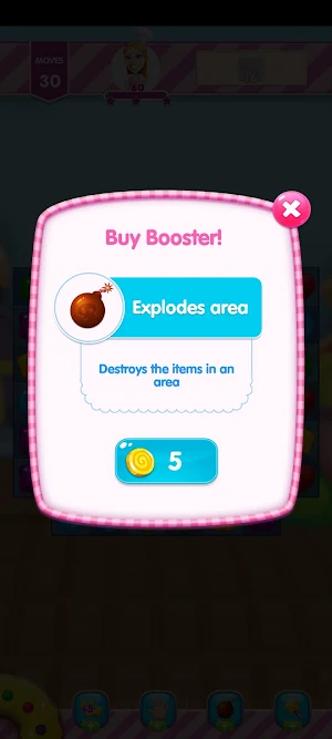 Sugar Candy Shop match 3 game Screenshot 2