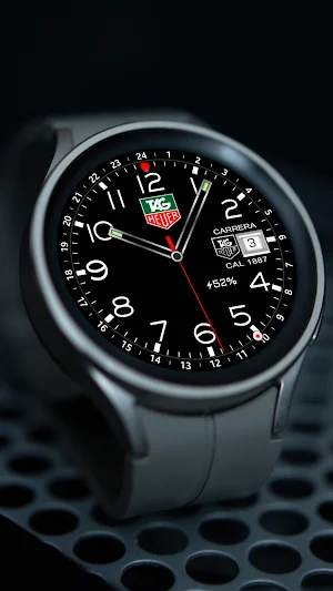 Hybrid TAG Carrera Watchface Screenshot 1