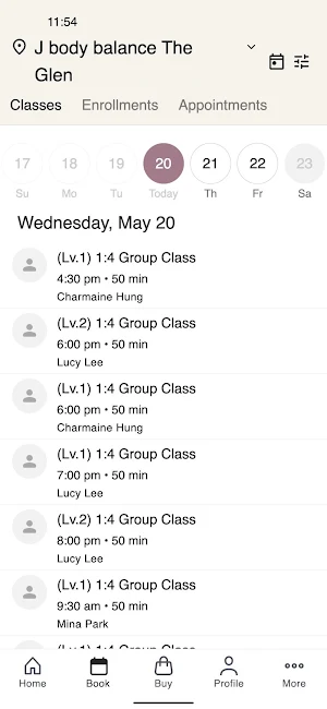 J Bodybalance Screenshot 1