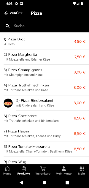 Pizza Vario Screenshot 2