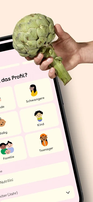 Nutrilini Veggies für Familien Screenshot 2