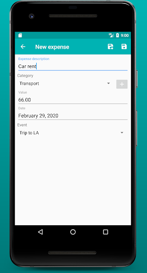 Base Expenses Screenshot 3