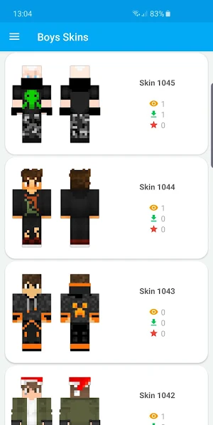 Boys Skins Screenshot 0