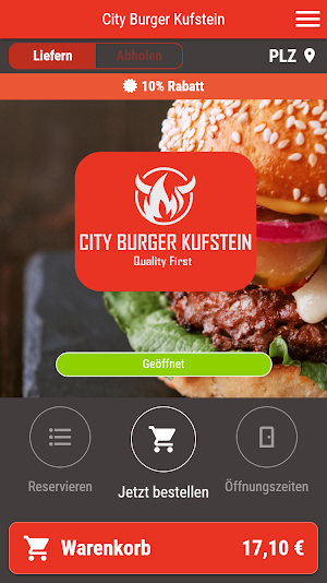 City Burger Kufstein Screenshot 0