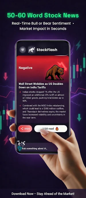 StockFlash: Stock Market News Screenshot 2