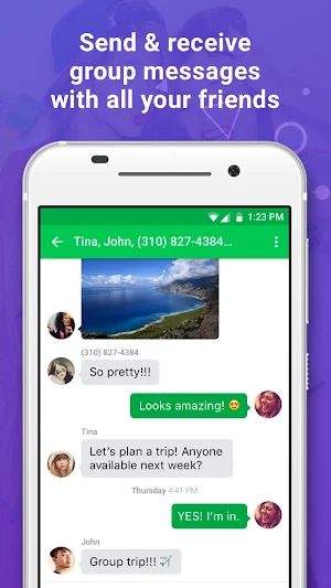 Nextplus Free SMS Text + Calls Screenshot 3